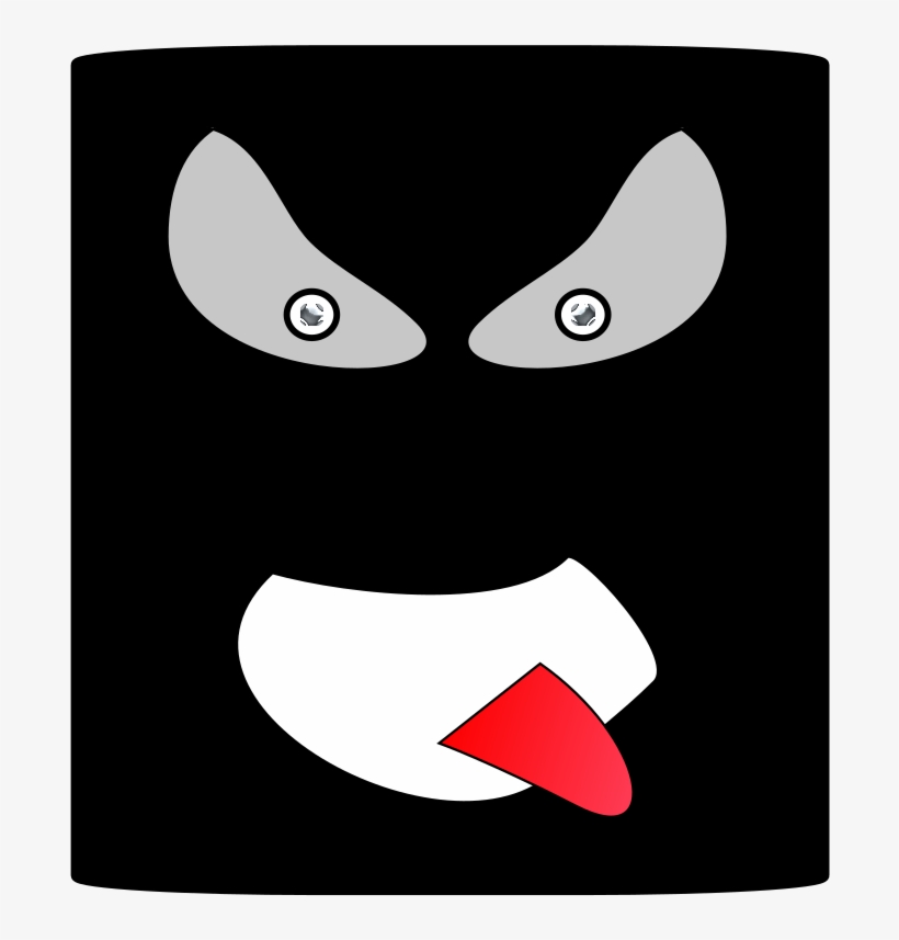 This Free Icons Png Design Of Black Angry Canman, transparent png #8964561