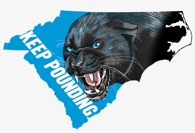 Panther Nation, Unc Tarheels, Tar Heels, Carolina Panthers - We Re Moving To North Carolina, transparent png #8965098
