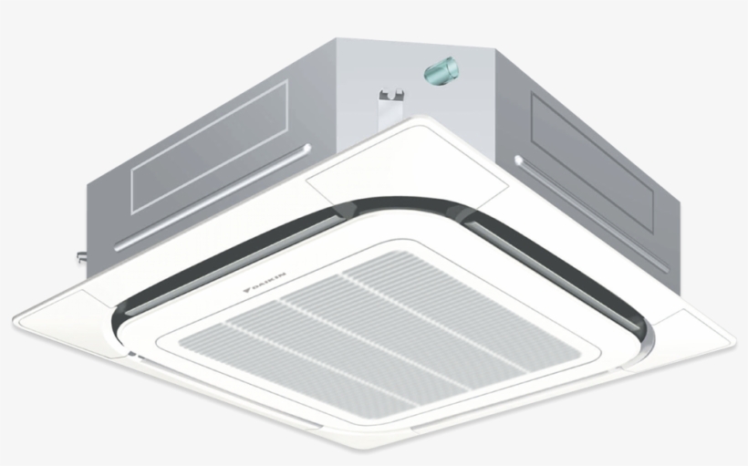 Ceiling Mounted Cassette Type - Daikin Cassette Png, transparent png #8965397
