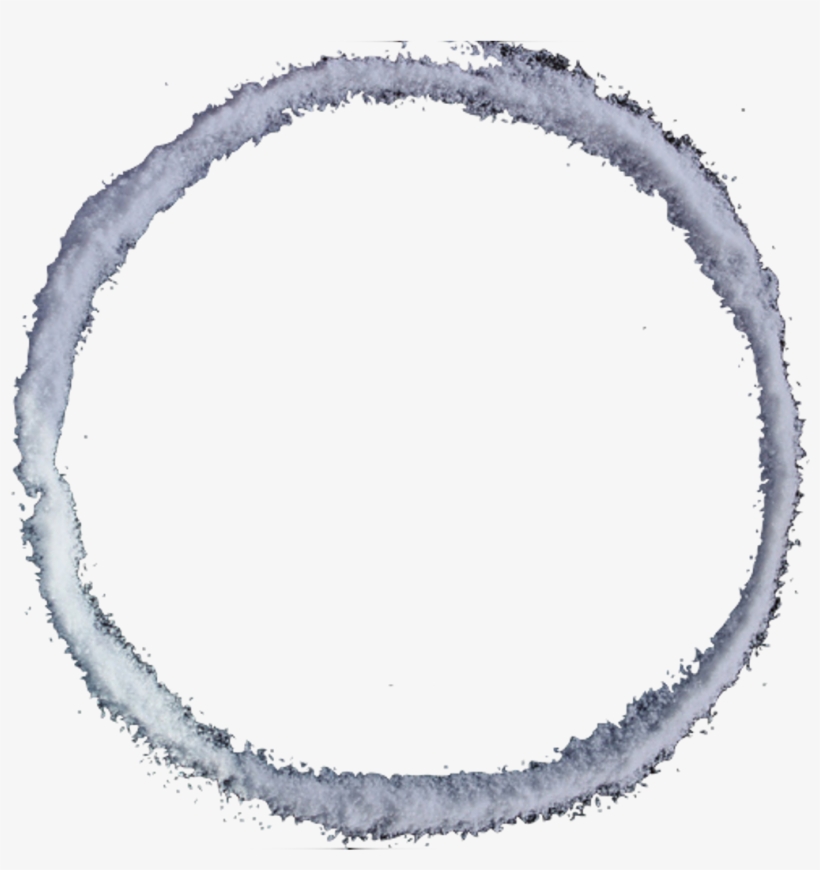 Grey Smoke Aesthetic Cool Frame Circle - Cash Baker, transparent png #8965481