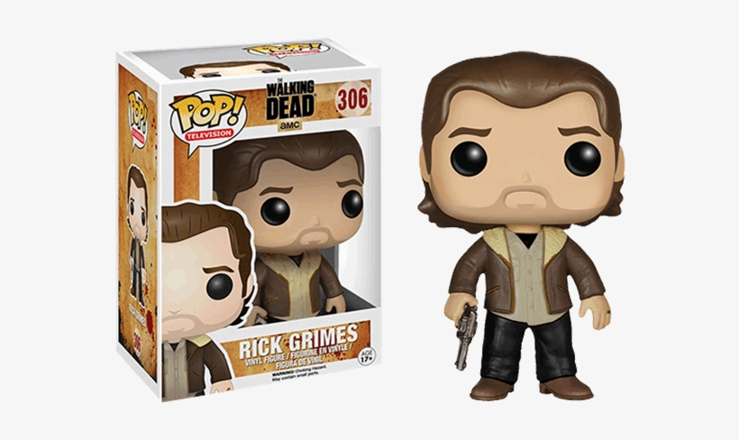 The Walking Dead - Funko Pop The Walking Dead Rick, transparent png #8966674