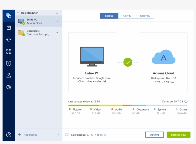 How To Move Data To A New Pc - Acronis True Image 2018 Build 11530 Crack, transparent png #8966889