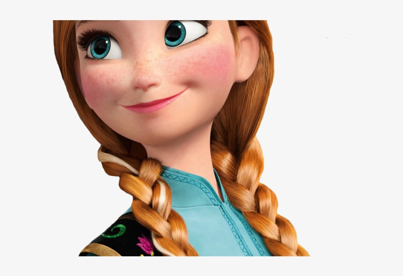 Braid Clipart Anna Frozen - Animation Movie Characters Girls, transparent png #8966991