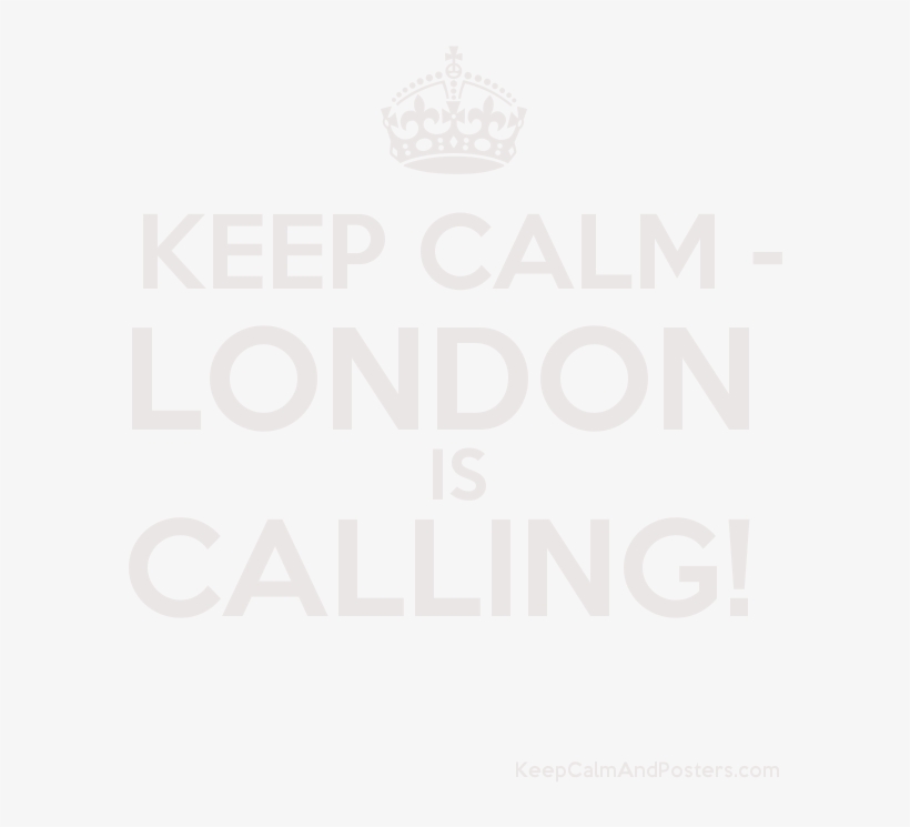 London Is Calling Poster - Poster, transparent png #8967386