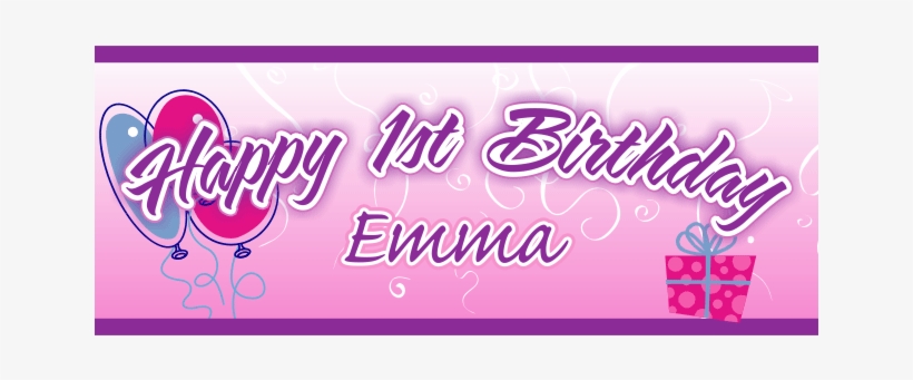 Birthday Pink - Calligraphy, transparent png #8967472