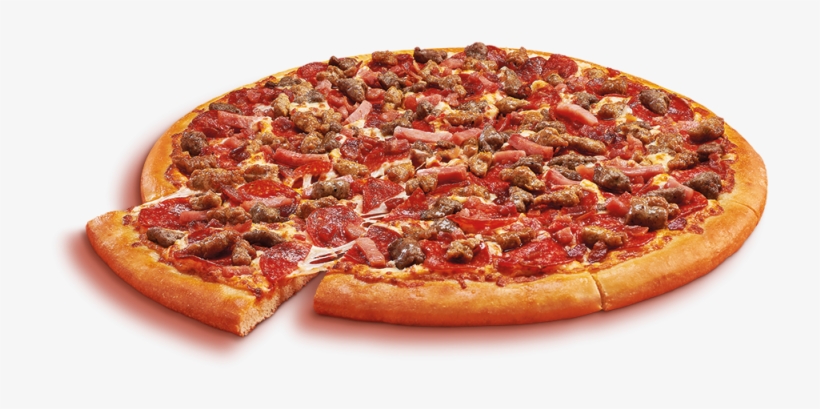 Pizza Pizza Little Caesars - Little Caesars 5 Meat Pizza, transparent png #8968140