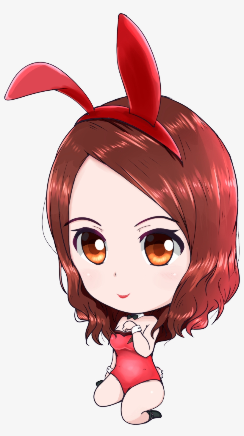 Chibi Star Trek Bunny Sticker, transparent png #8968683