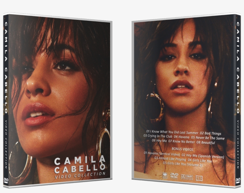 Camila Cabello - Video Collection - Book Cover, transparent png #8968776