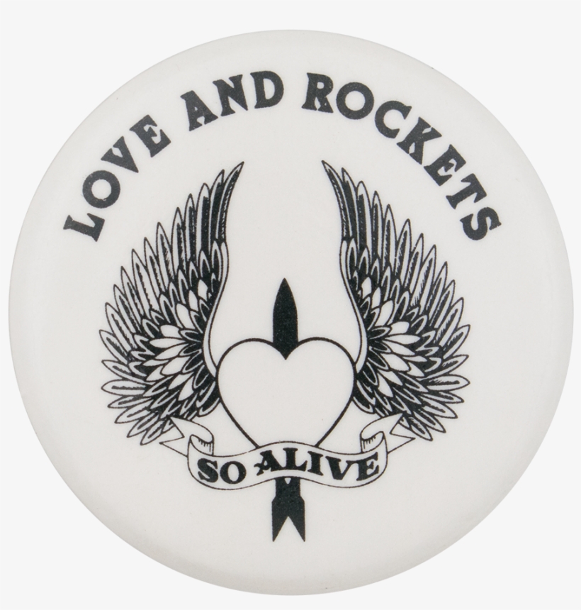 Love And Rockets So Alive Music Button Museum - Emblem, transparent png #8969754