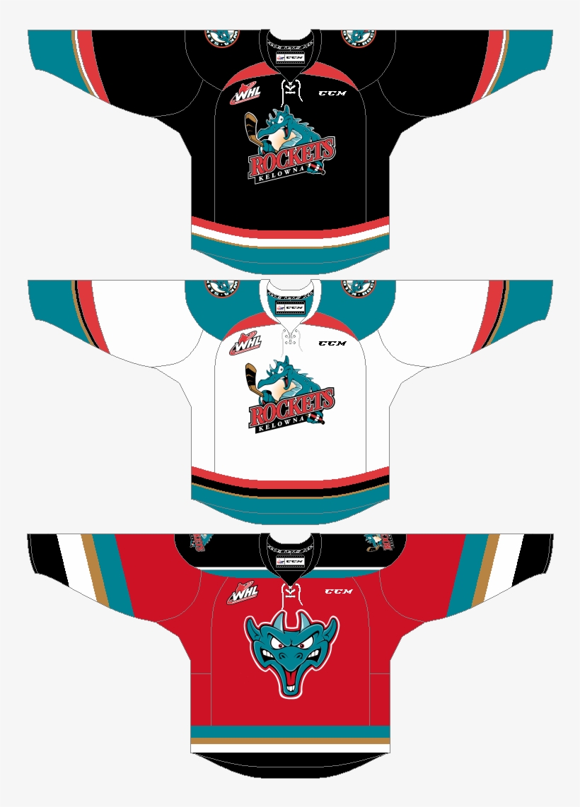 Rockets Jerseys Ii - Kelowna Rockets, transparent png #8969795