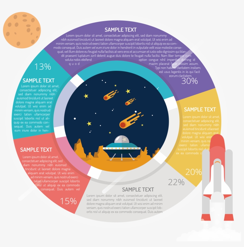 Clipart Transparent Download Illustration Rocket Launch - Infográfico De Saturno, transparent png #8969826