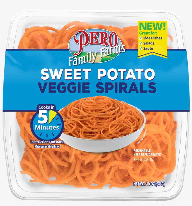 Sweet Potato Veggie Spirals - Pero Family Farms, transparent png #8969890