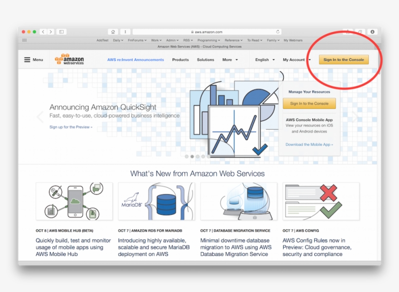 Amazon Web Services Account Set Up For Cloudmail - Web Page, transparent png #8970027