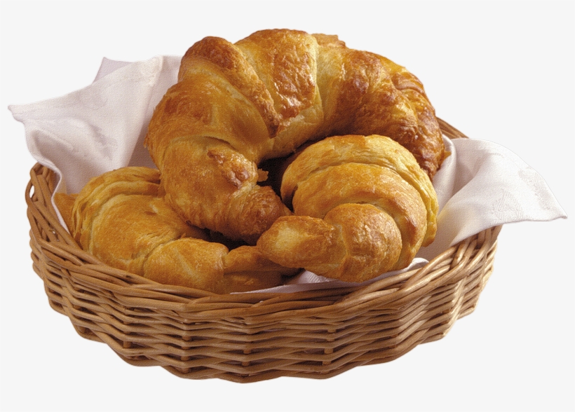 Croissant In Basket Png, transparent png #8970269