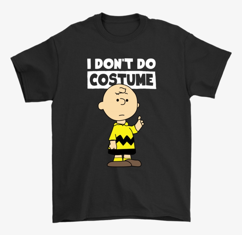 I Don't Do Costume Halloween Peanuts Charlie Brown - We Re Just Two Lost Souls Swimming Fish Bowl, transparent png #8970343