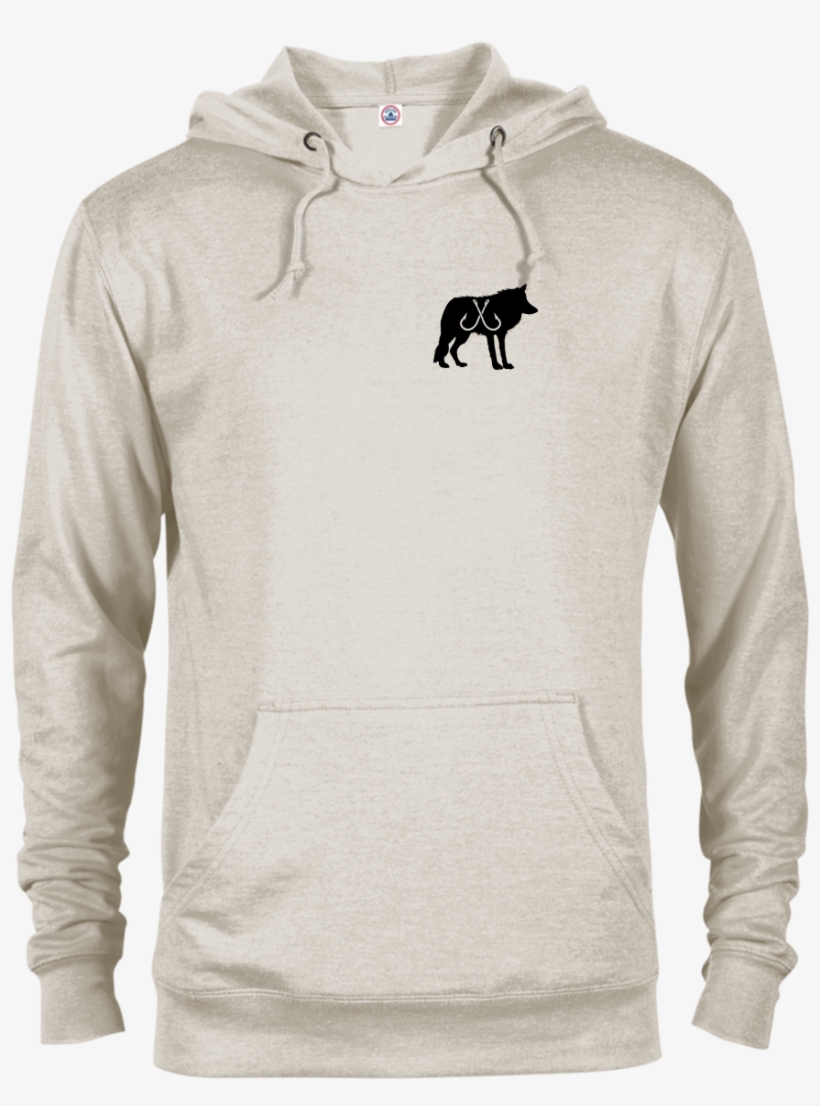 Black Wolf Terry Hoodie - Sweatshirt, transparent png #8970702