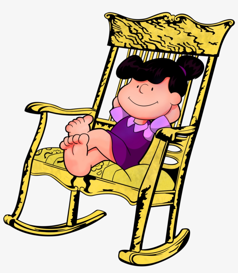 Violet Sitting On A Rocking Chair By Waffengrunt - Patty And Violet Vs Charlie Brown, transparent png #8970749