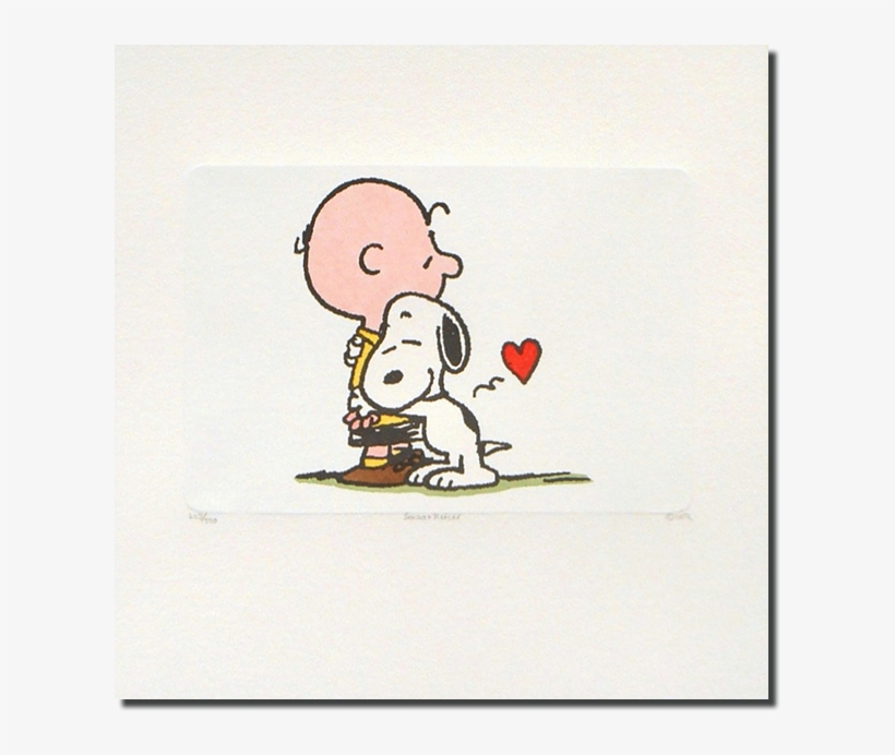 Peanuts "heartfelt - Charlie Brown And Snoopy, transparent png #8970929