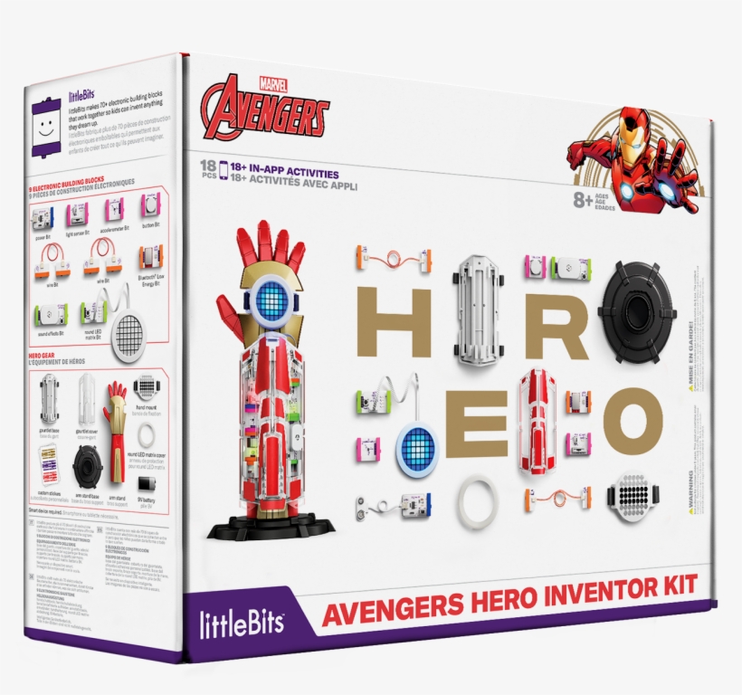 Help Your Kid Become The Next Tony Stark With The Littlebits - Littlebits Avengers Hero Inventor Kit, transparent png #8971034