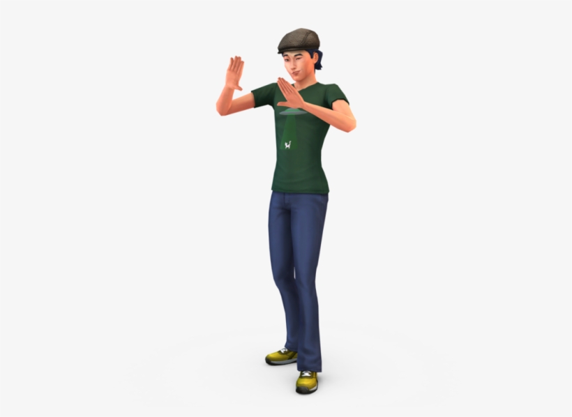 The Sims 4 Renders - Sims 2 Render, transparent png #8971100