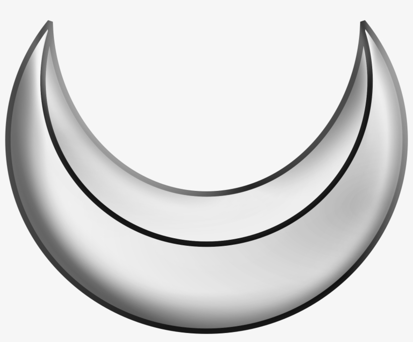 Croissant D'argent - Croissant Argent, transparent png #8971179