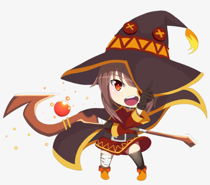 Megumin By Sky N Fly-d9vkcdk - Megumin Chibi Png, transparent png #8971349