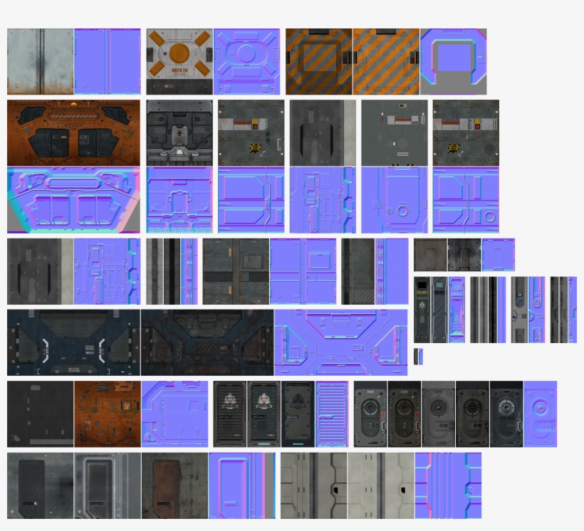 Click For Full Sized Image Doors - Doom 3 Door Texture, transparent png #8971531