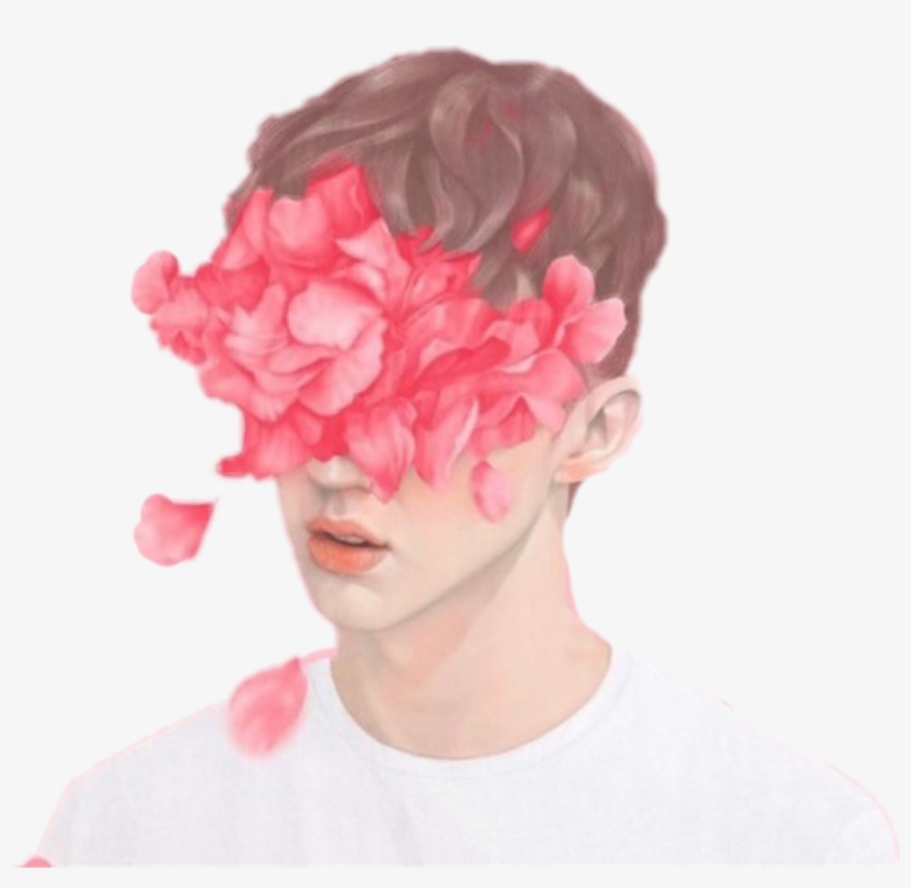 Troye Sticker - Troye Sivan Flower Art, transparent png #8971673