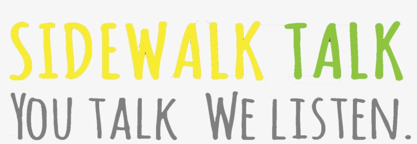 Sidewalk Talk - Calligraphy, transparent png #8971968