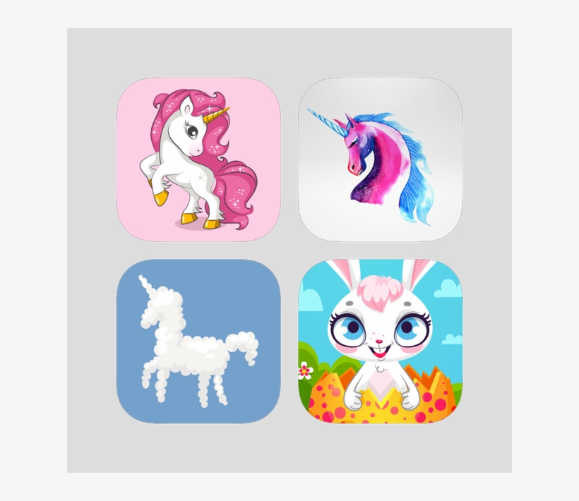 Charismatic Unicorn With Spring Easter On The App Store - Cartoon, transparent png #8972051