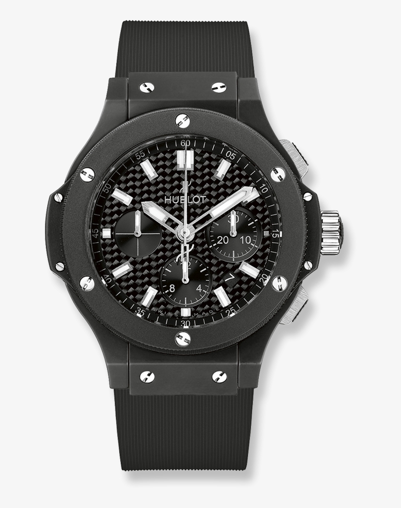 Big Bang Black Magic - Hublot Meca 10 Black Magic, transparent png #8972694