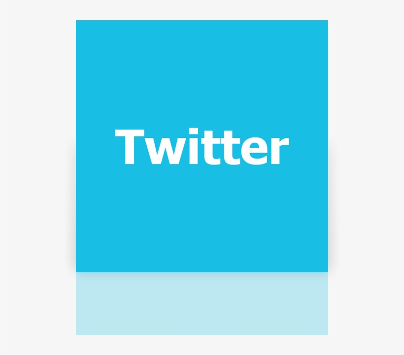 Twitter, Mirror Icon - Paper Product, transparent png #8972949