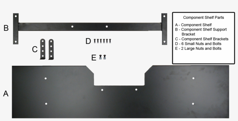 Whisper Lift Add-on Component Shelf - Diagram, transparent png #8973249