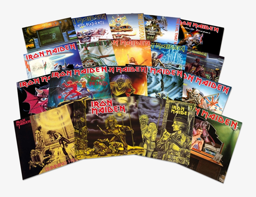 Iron Maiden Vinyl, transparent png #8973334