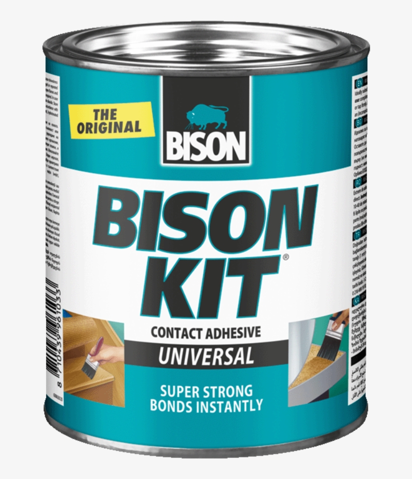 Super Strong, Liquid, Universal Contact Adhesive - Bison, transparent png #8973742