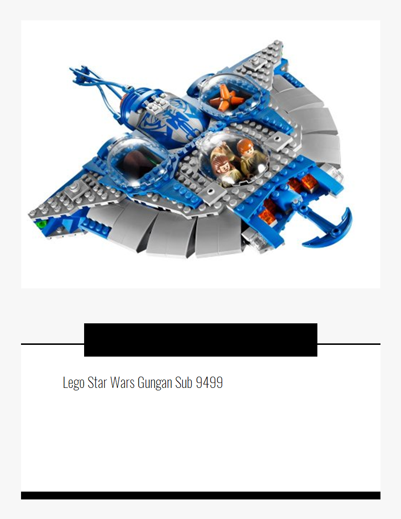 Lego Star Wars Gungan Sub 9499 Lego Star Wars, Legos, - Lego 9499 Star Wars Gungan Sub, transparent png #8973751