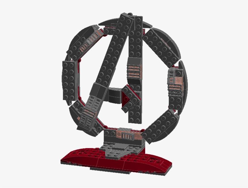 Avengers Minifig Stand - Statue, transparent png #8973780