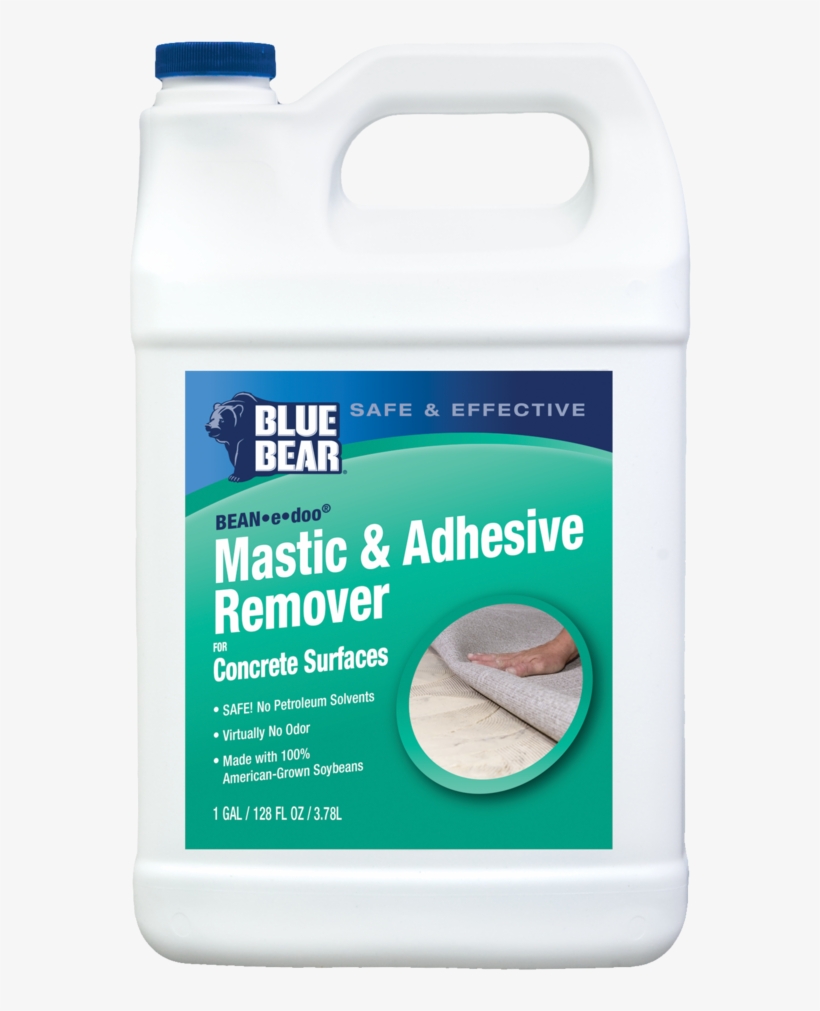 Blue Bear Mastic & Adhesive Remover For Concrete Franmar - Mastic And Adhesive Remover, transparent png #8974212
