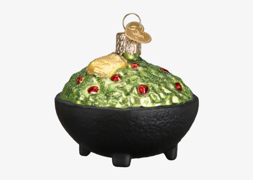 Guacamole Ornament - Old World Christmas Guacamole Glass Christmas Ornament, transparent png #8974990