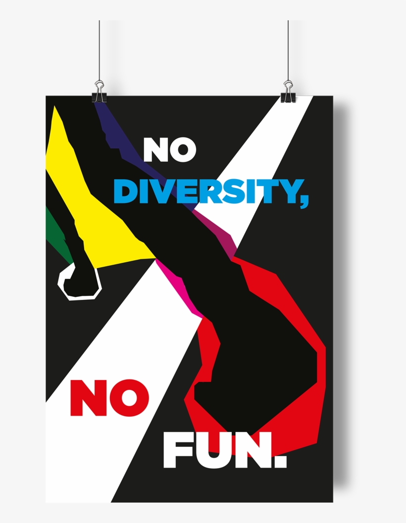 No Diversity, No Fun, transparent png #8975110