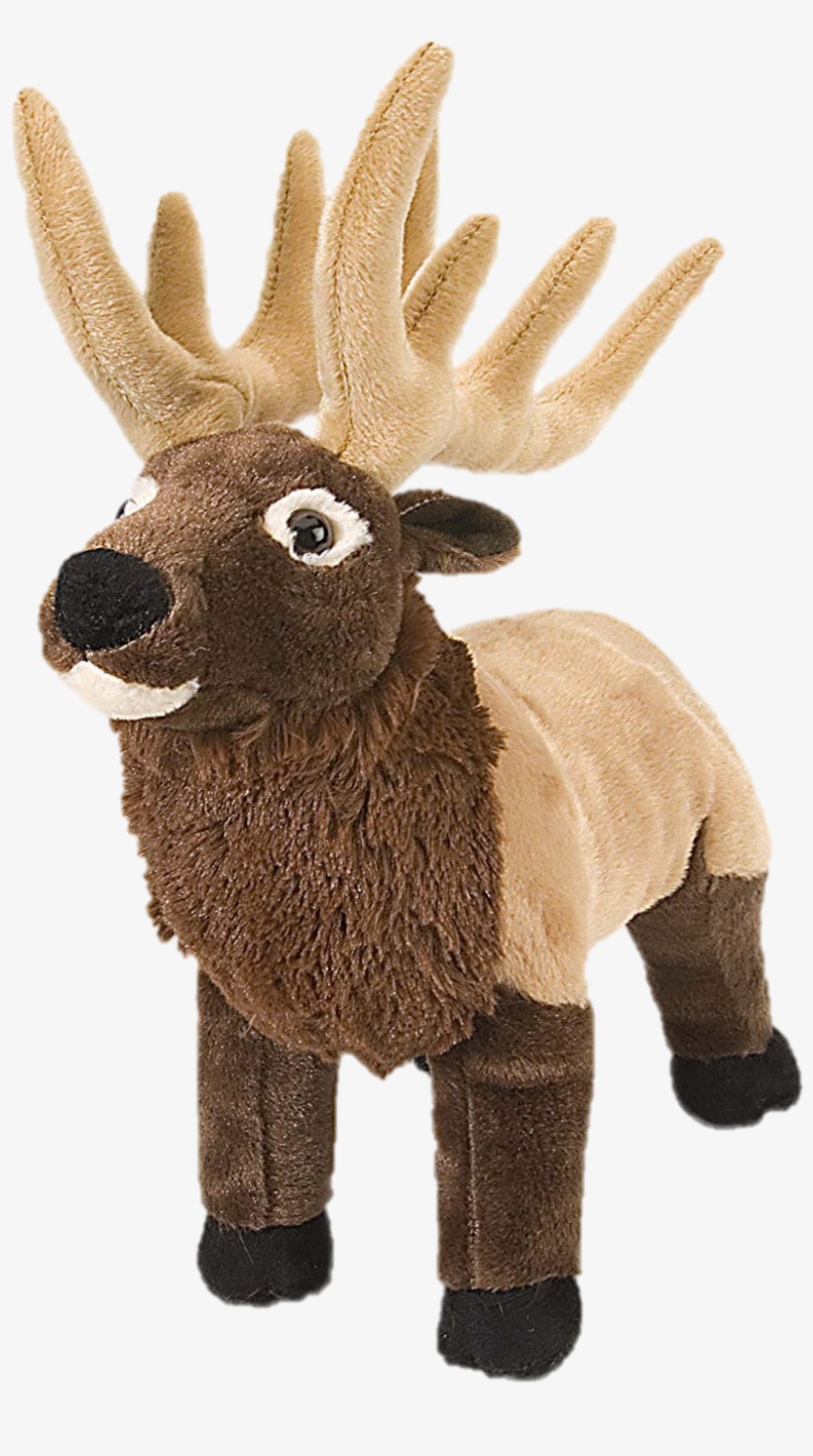 Elk Plush - Wild Animals Plush Toy, transparent png #8976374
