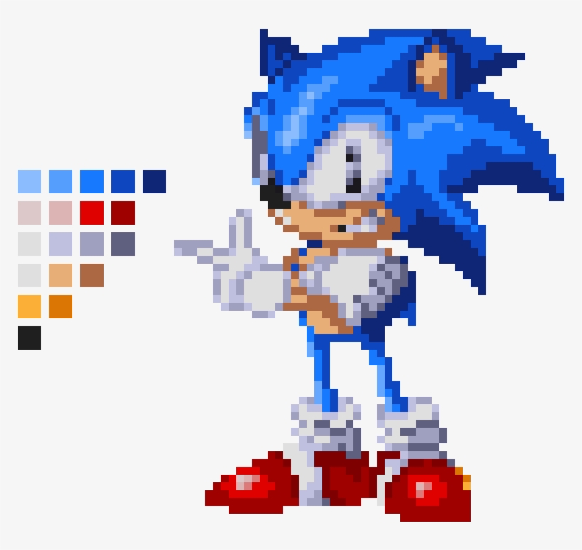 Sarnic Pixelart - Sonic Mania Pixel Art, transparent png #8976429