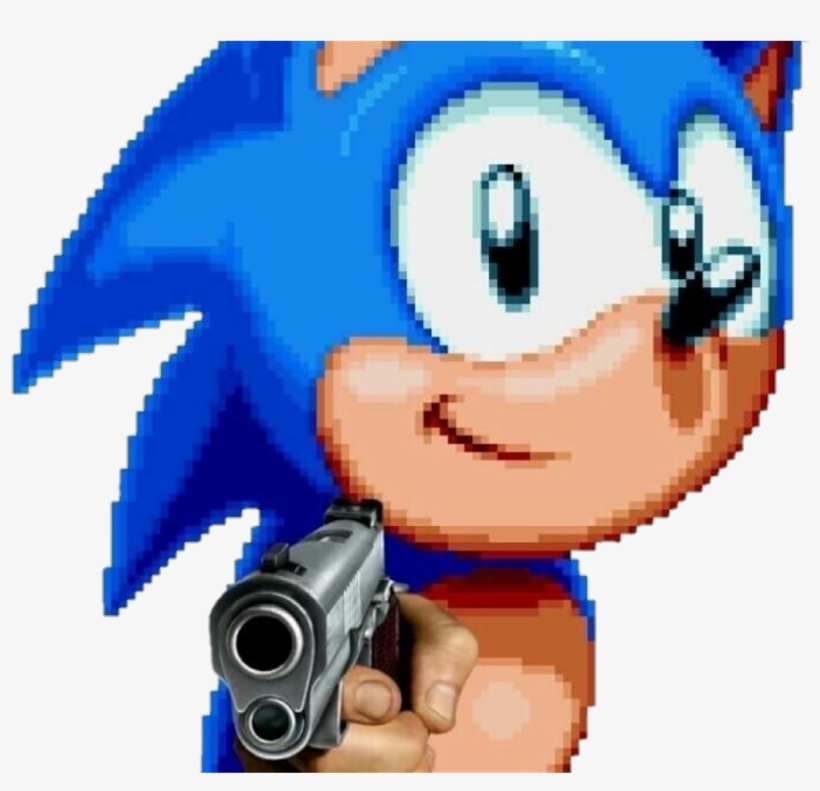 Meme Sonicmania Sonicthehedgehog - Cursed Sonic, transparent png #8976677