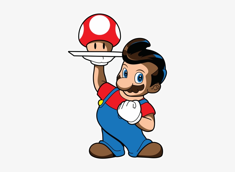 Big Mario Tee Design By Brinkerhoff - Big Mario, transparent png #8977020
