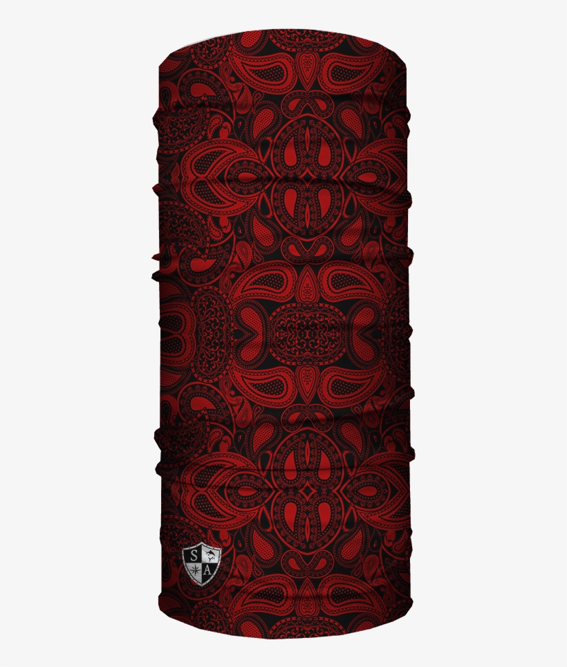Sa Red Paisley - Lampshade, transparent png #8977119