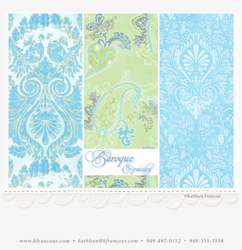 Baroque & Paisley Gallery Pg - Motif, transparent png #8977158