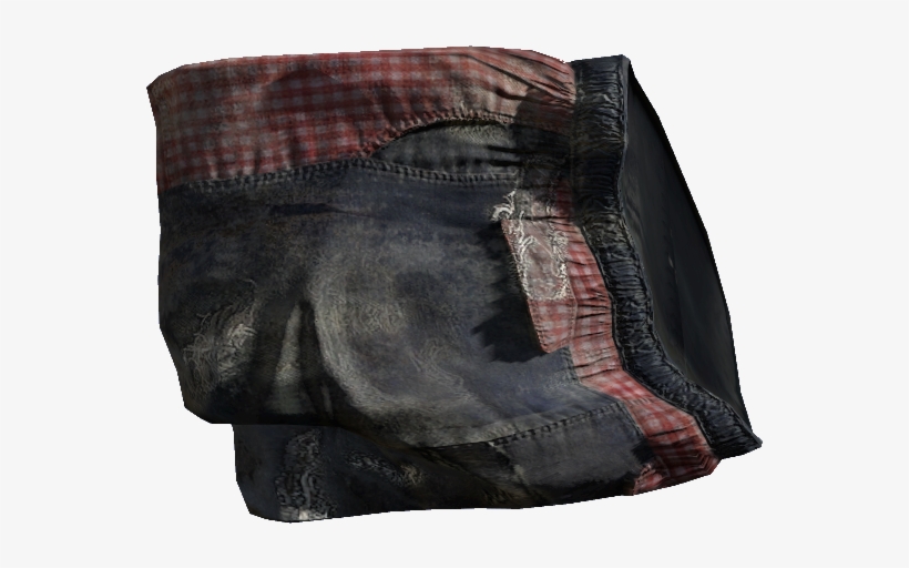 Canvas Pants Short (damaged-badly Damaged), transparent png #8977685