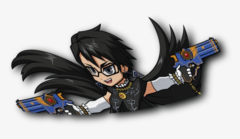 Bayonetta Half Sticker - Cartoon, transparent png #8978094