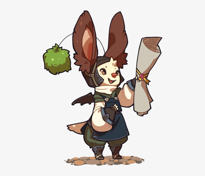 I'm The Loyal Messenger Of The Moogle King And Came - Cartoon, transparent png #8978131
