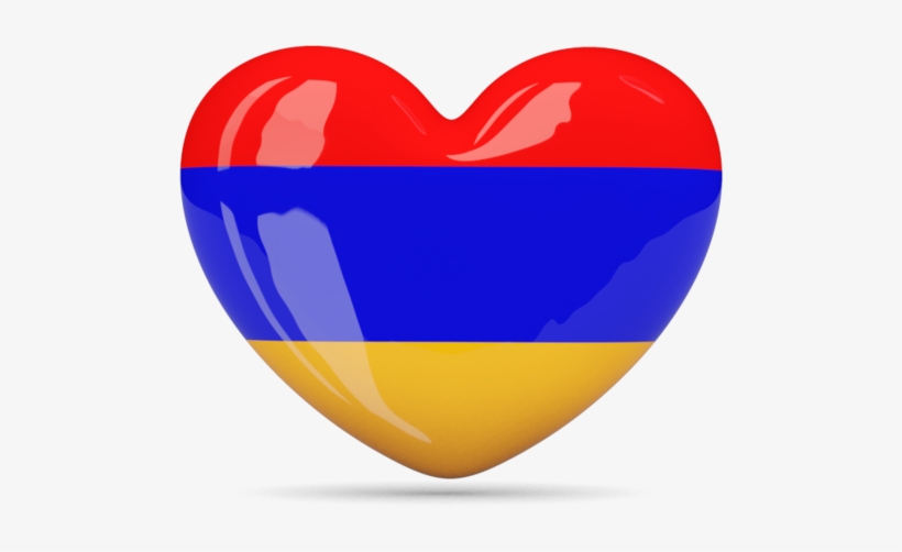 Russian Countries, Flag Icon, Png Format, Iran, Destinations, - Армянский Флаг В Виде Сердца, transparent png #8978661